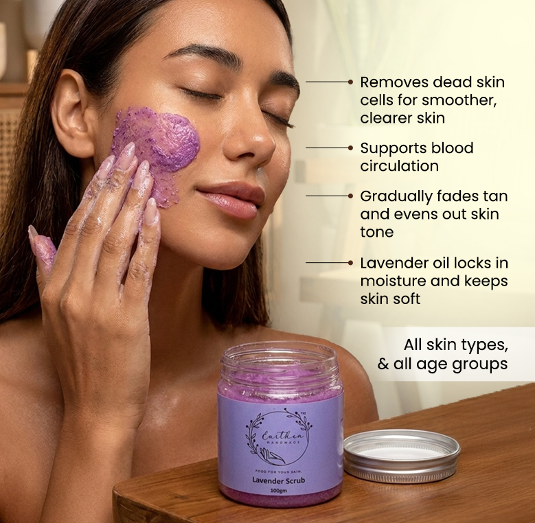Lavender scrub