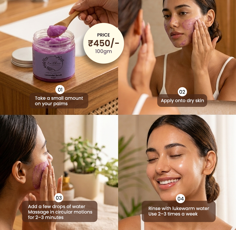 Lavender scrub
